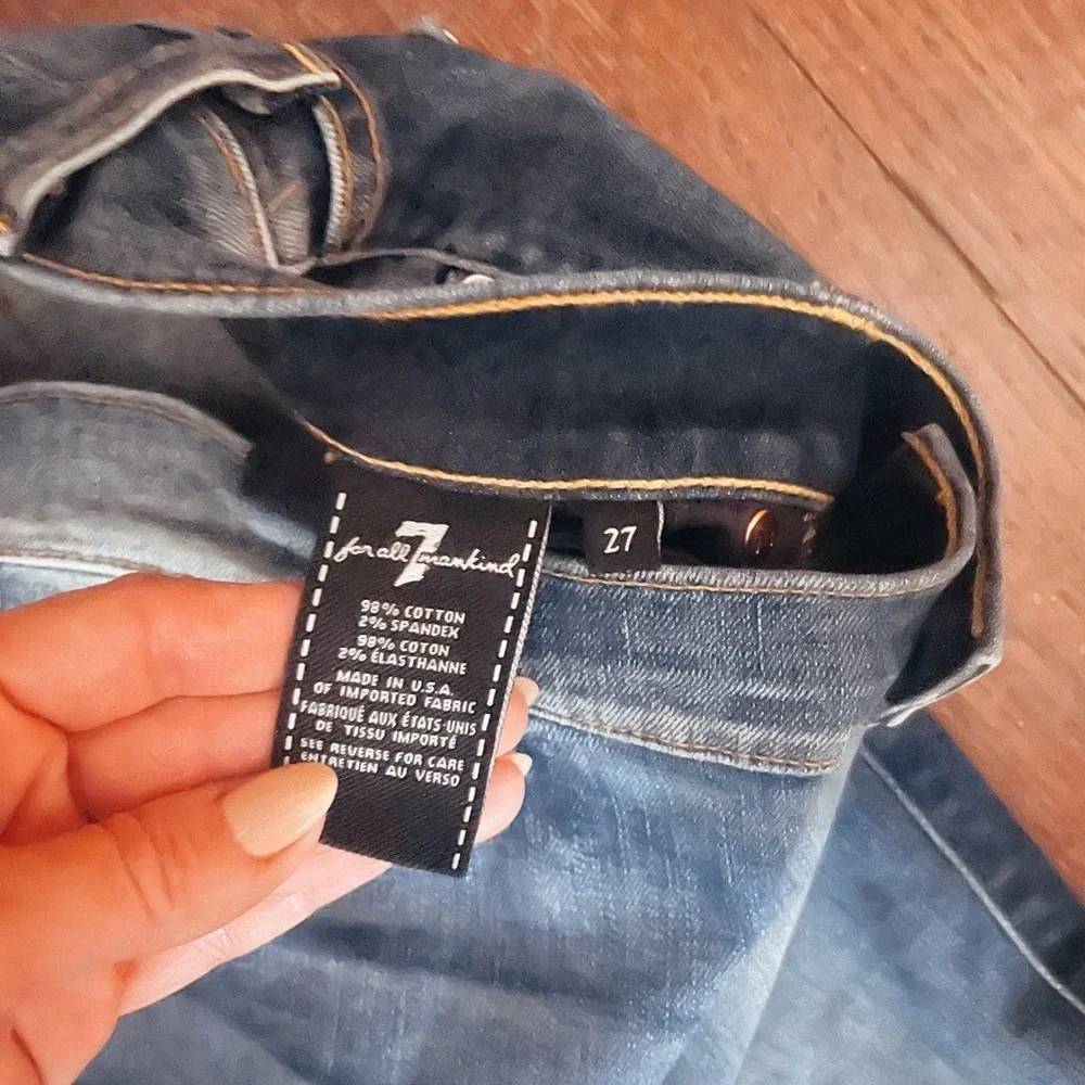 7 For All Mankind Skinny Denim - Picture 6 of 7